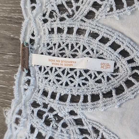 Free People Sleeveless Button Down Guaze Tunic Top Mini Dress - Picture 3 of 8